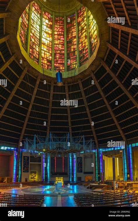 Interior Of Liverpool Metropolitan Cathedral Merseyside Liverpool Uk