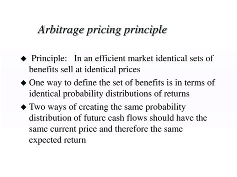 Ppt Chapter Arbitrage And Option Pricing Theory Powerpoint