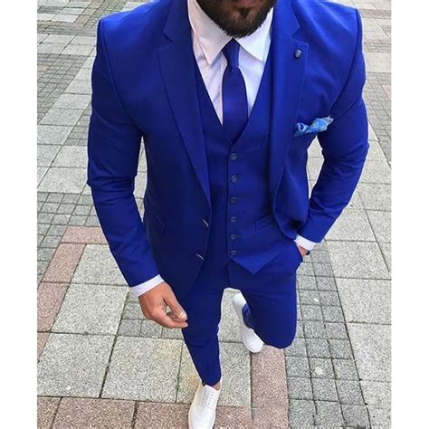 Royal Blue Hochzeit Smoking Anz Ge Slim Fit Br Utigam F R M Nner