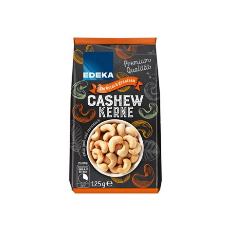 Edeka Cashewkerne Ger Stet Gesalzen G Lebensmittel Versand Eu