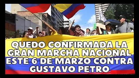 Mucha Atenci N Quedo Confirmado La Gran Marcha Nacional Este De