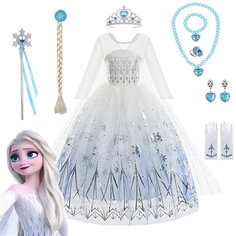 Disney Frozen 2 Bia E Sukienki Elsa Ksi Niczki Dla Dziewczynek Str J Kr