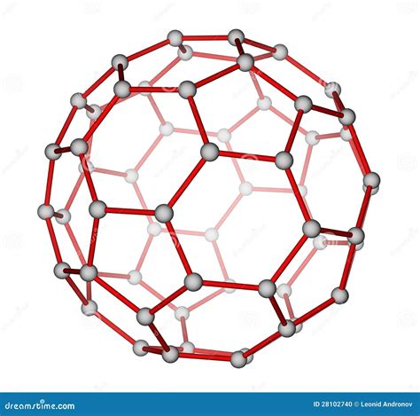 Fullerene C60 Molecular Structure Stock Photo - Image: 28102740