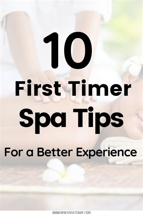 simple spa tips   timers artofit