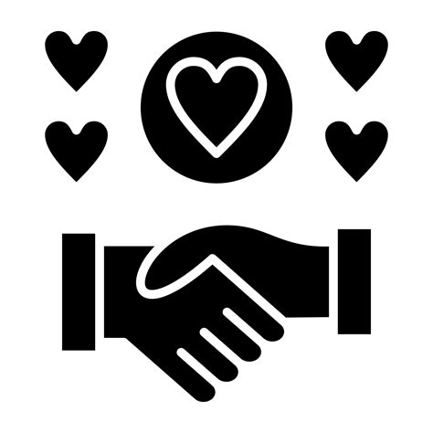 Helping Hand Icon Style 14385057 Vector Art at Vecteezy