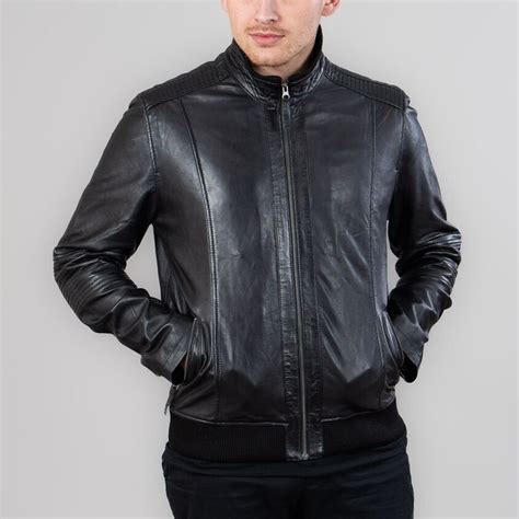 Classic Black leather jacket – Specific Leather