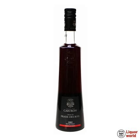 Joseph Cartron Creme De Fraise Liqueur 700ml Liquor World