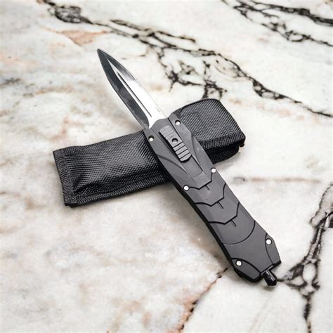 automatic knife tactical  switch auto quick open knife craft house