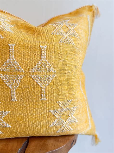 The Hidden Meanings Behind Moroccan Sabra Silk Pillow Symbols – Maco Decor