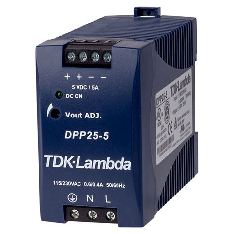 Tdk Lambda Dpp Din Rail Power Supply W V Rapid Online