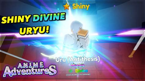 Anime Adventures DIVINE SHINY URYU Showcase YouTube