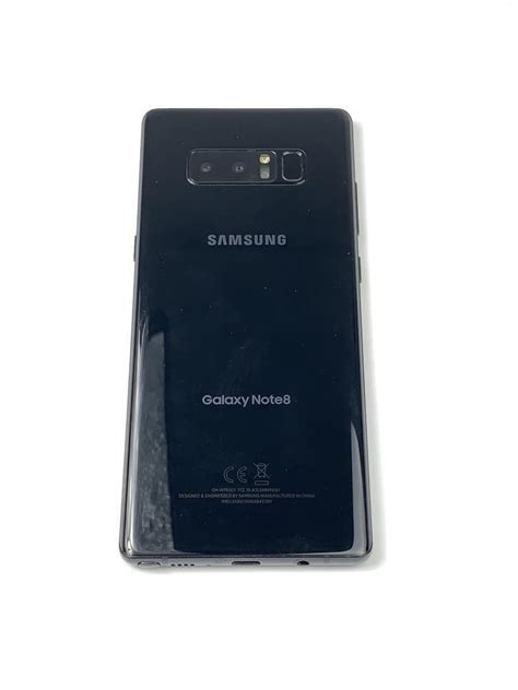 Samsung Galaxy Note 8 64gb Sm N950u1 Midnight Black Unlocked Smartphone 887276231952 Ebay