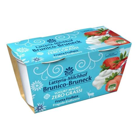 Yogurt Magro Gusto Fragola Latteria Brunico Gr X Pz L