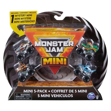 Monster Jam 5-Pack Mini Collectible Monster Trucks - 6066965 | Blain's ...