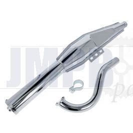 Exhaust Puch Maxi Fuego Cross Chrome 28MM JMPB Parts