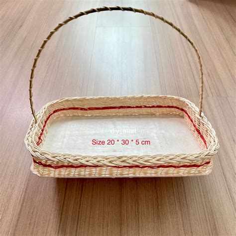 Jual Keranjang Rotan Hampers Persegi Parcel Shopee Indonesia