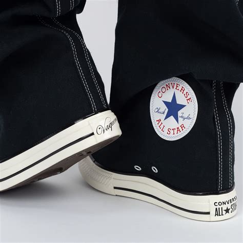Converse Com A Fapesp - Tênis Converse Vaquera Chuck Taylor All Star Wedge XX-Hi Black White ...