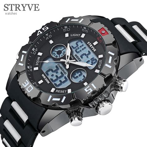 STRYVE reloj deportivo de lujo para hombre cronógrafo de pulsera