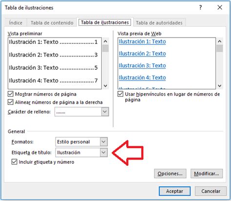 Ndice De Figuras Y Tablas En Un Tfg