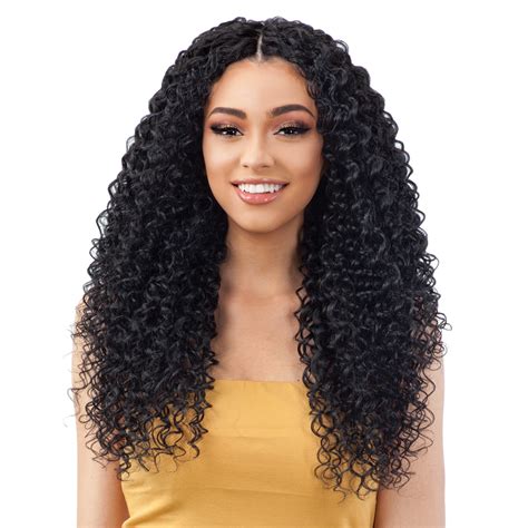 Shake N Go Synthetic Organique Mastermix Weave Water Curl 18