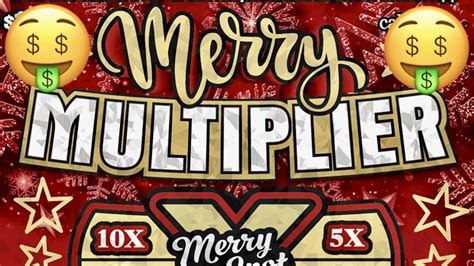 Merry Multiplier CA Lottery Ticket Scratchers YouTube