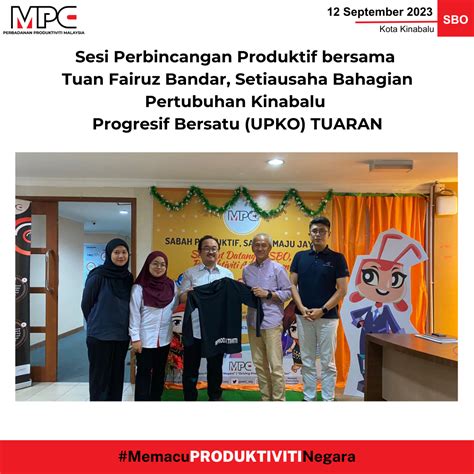 Sesi Perbincangan Produktif Bersama Tuan Fairuz Bandar Setiausaha