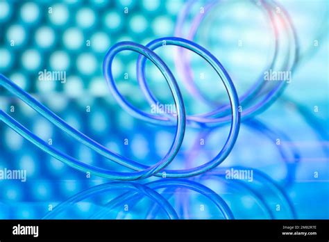 Fiber Optics Lights Abstract Background Stock Photo Alamy