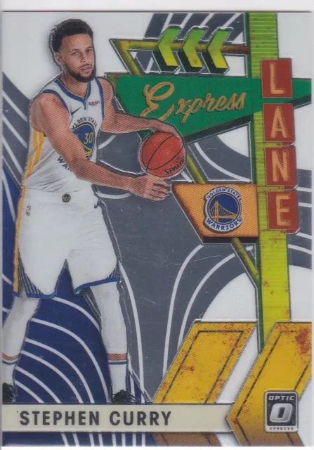 Carte De Basketball Stephen Curry Steph Donruss Optic Express