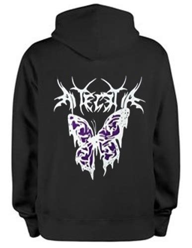 Goth Butterfly Buzo Canguro Unisex Aesthetic Nu Grunge Tienda M