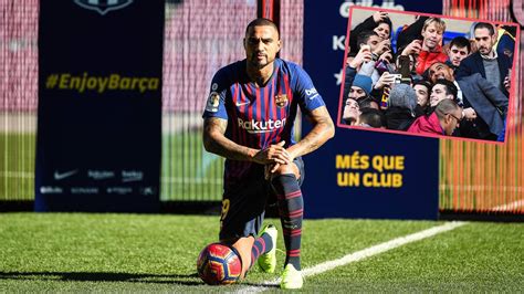 FC Barcelona präsentiert Neuzugang Kevin Prince Boateng Will mit