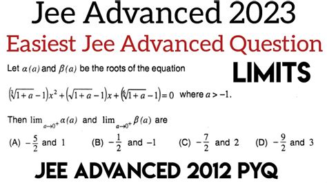 Jee Advanced Limits Important Questions Limits Jee Advanced