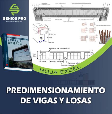 Hoja Excel Predimensionamiento De Vigas Y Losas Genios Pro