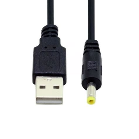 Câble Cy Usb Vers Dc 4 X 17 Mm Usb 20 Type A Mâle Vers Dc 5 V 4 X 1