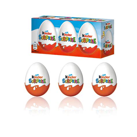 Ferrero Kinder Surprise Eggs Pieces Pack 60g Milk Chocolate With Toy