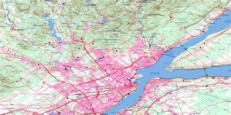 Quebec Qc Free Topo Map Online 021l14 At 150000