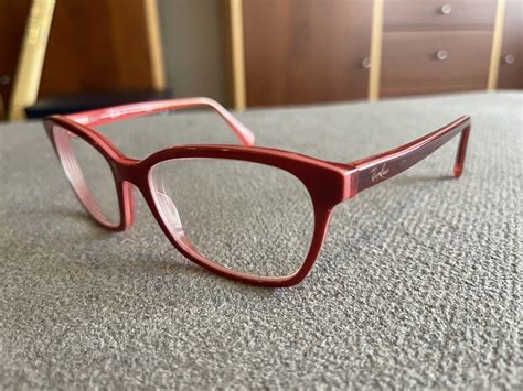 Ray Ban Rb 5362 5777 Burgundy 54 17 140 Flex Hinge Eyeglasses Frame Kq65 Ebay