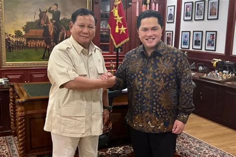 Duel Prabowo Erick Pengamat Politik Pasangan Yang Ideal Strategi