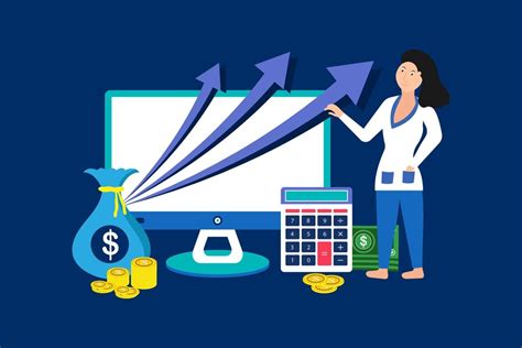 Premium Vector | Graph of growth money profit Arrow of grow of cash ...