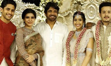 Nagarjuna's son Akhil Akkineni and fiancee Shriya Bhupal's wedding ...