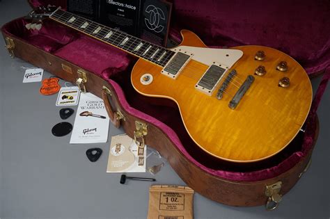 Gibson Les Paul 1959 Collector S Choice 26 Whitford Burst 2014 Lemon Burst Guitar For Sale