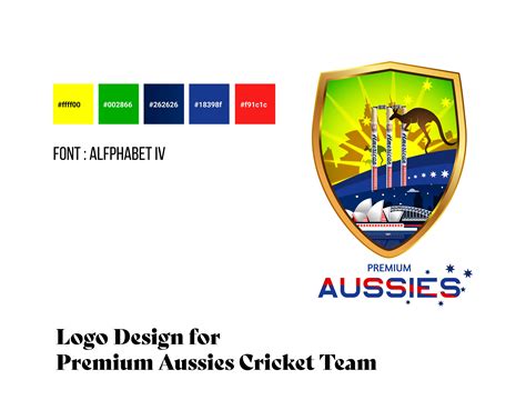 AUSSIES CRICKET TEAMS LOGO DESIGN :: Behance