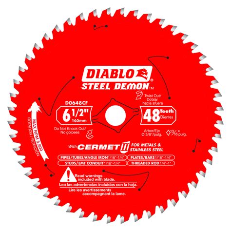 D0648CFA Saw Blades Steel Cutting Medium Metal Diablo Tools