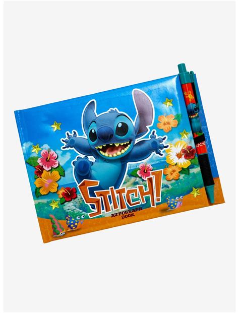 Disney Lilo And Stitch Autograph Book And Pen Hot Topic