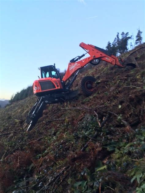 Walking Excavator Eirwyn James Plant Services