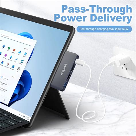 Buy Surface Pro 8 Docking Station with 4K HDMI Adapter/USB C(Data)/USB ...