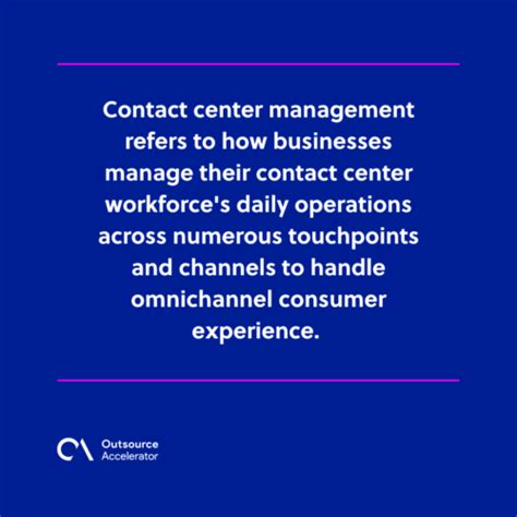 Contact Center Management Outsourcing Glossary Outsource Accelerator