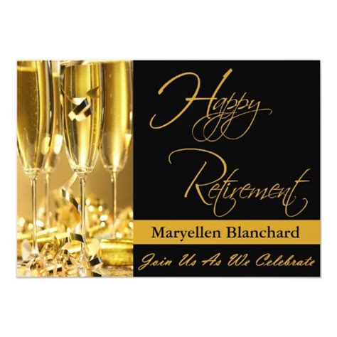 Personalized Retirement Party Invitation