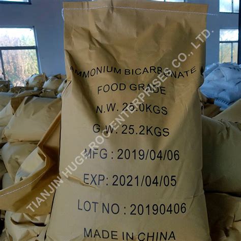 Food Grade Ammonium Bicarbonate High Quality Baking Powder China