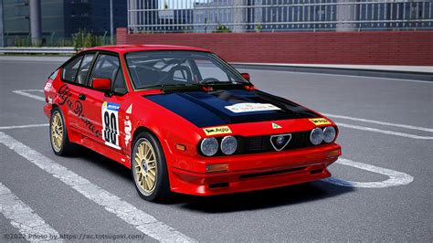 Assetto CorsaアルフェッタAlfetta GTV6 グループ4 Gr2 Alfa Romeo GTV6 アセット