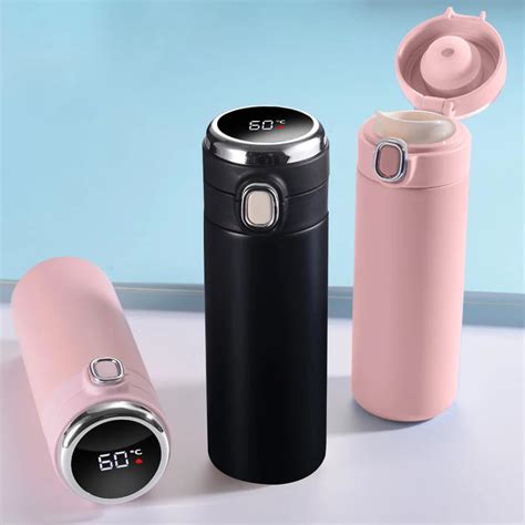 420ML Smart Thermos Cup LED Temperatura Display Dupla Camada Vacuum